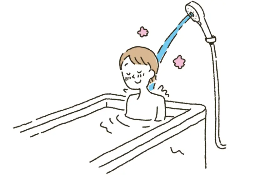 冬はウォームピラーでしっかり温まる